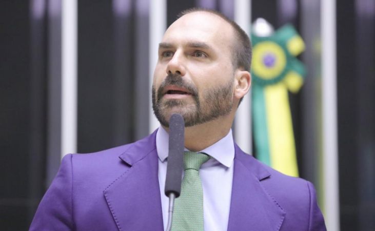 Deputado licenciado Eduardo Bolsonaro (PL-SP)