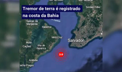 Tremor de terra foi sentido por moradores da região  • Reprodução/RSBR