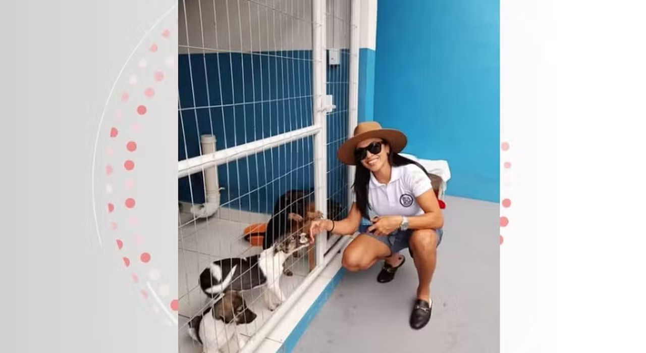 Marta fundadora de canil em Dois Riachos — Foto: Arquivo pessoal