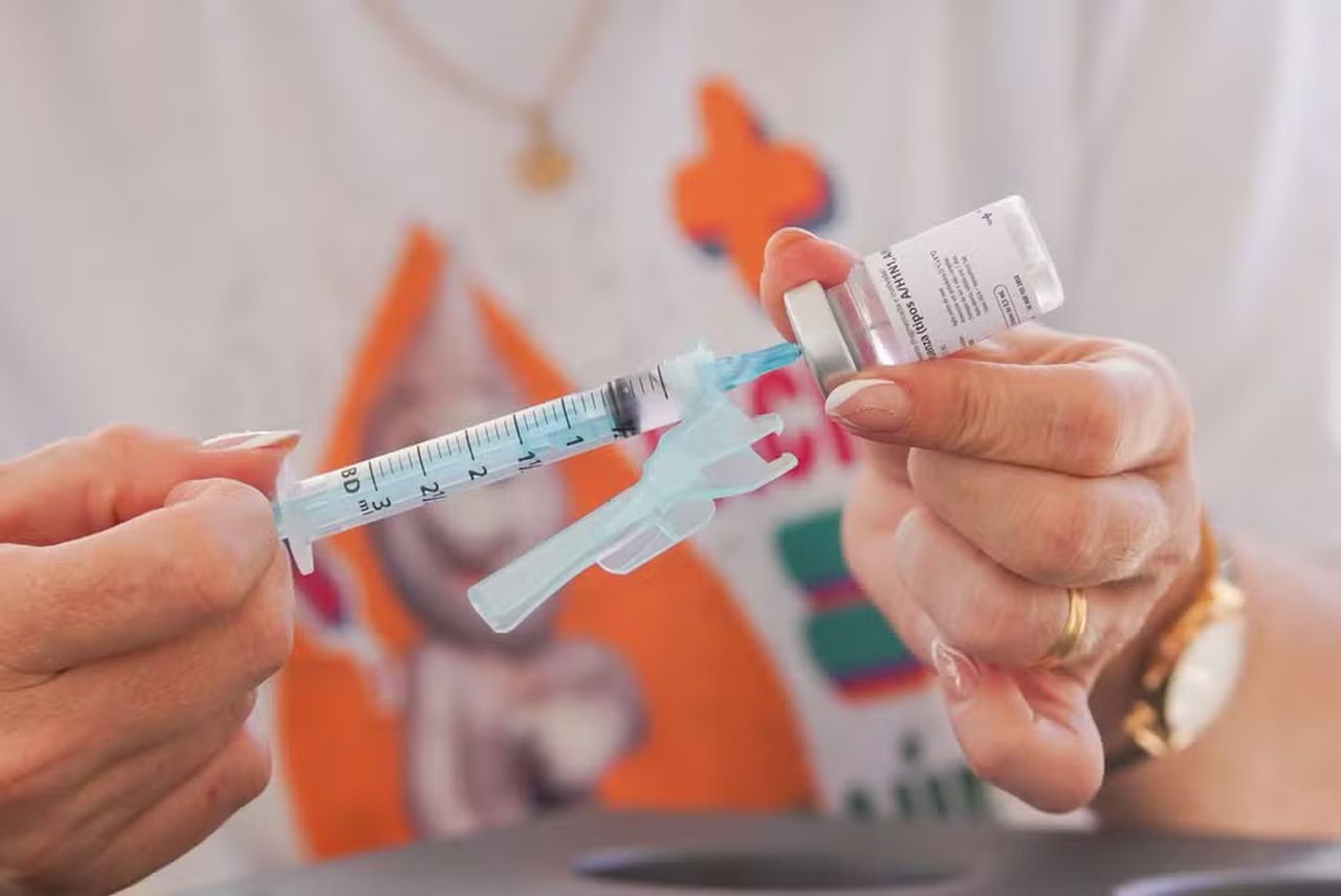 Vacinação contra influenza está sem aplicado no público em geral — Foto: Divulgação/PMC